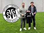 SVH Spielerwechsel Miguel-Kopf (rechts) mit David Favara (links)