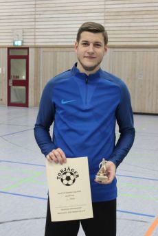 Patrick Schmidt von den Running Gags wurde zum dritten Mal Torschützenkönig. Nach 2013 und 2016 holte er sich auch 2019 die Trophäe.